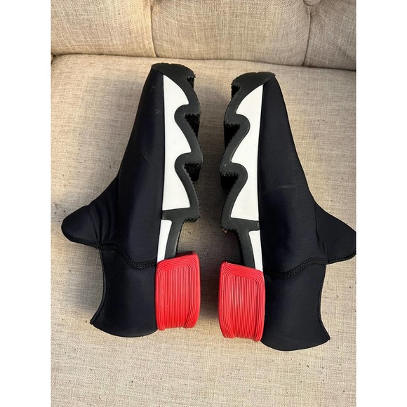 IRI New York Made in Italy Black and Red Neoprene Sneakers Size 38 - Picture 6 of 7